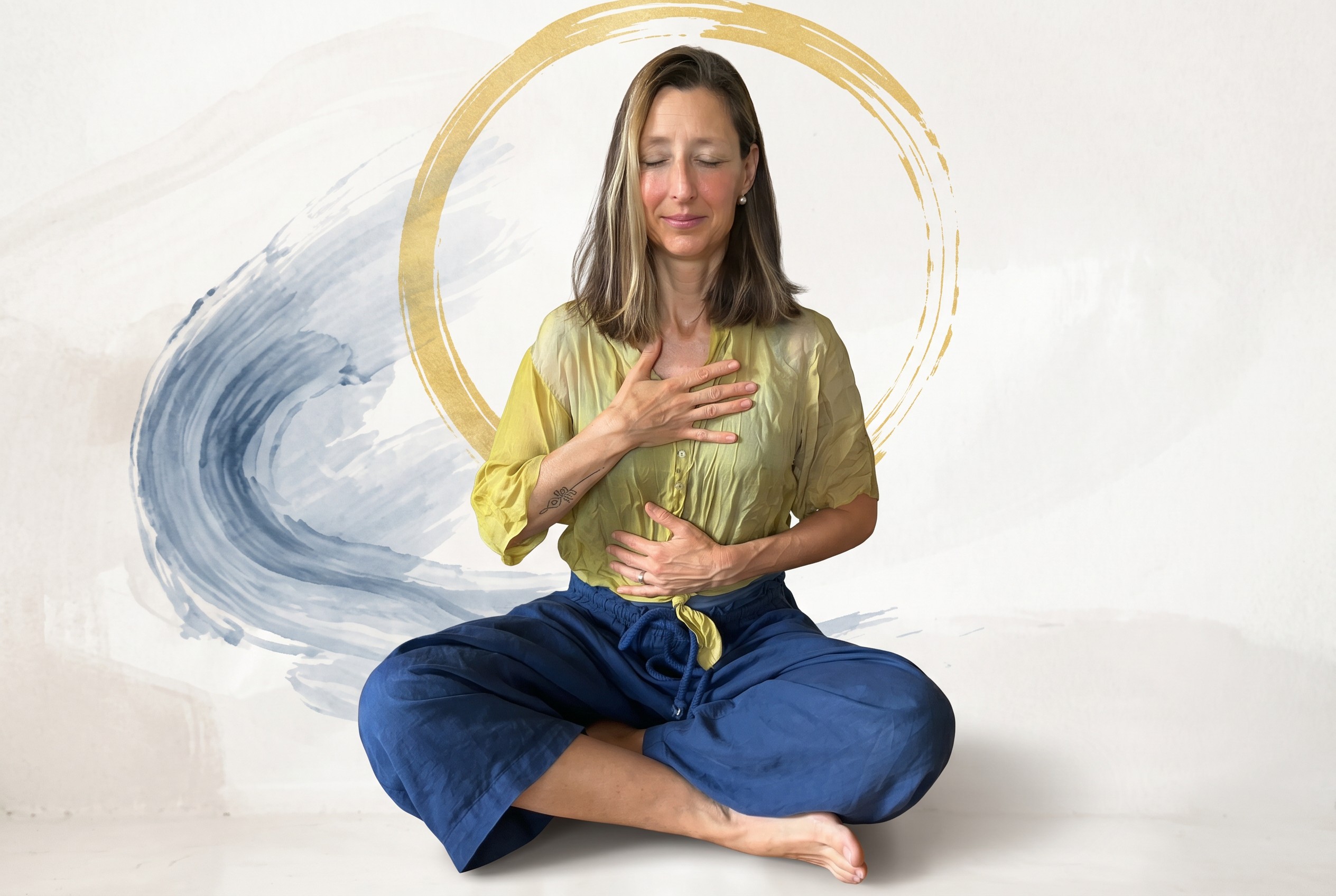 Morana in yoga position